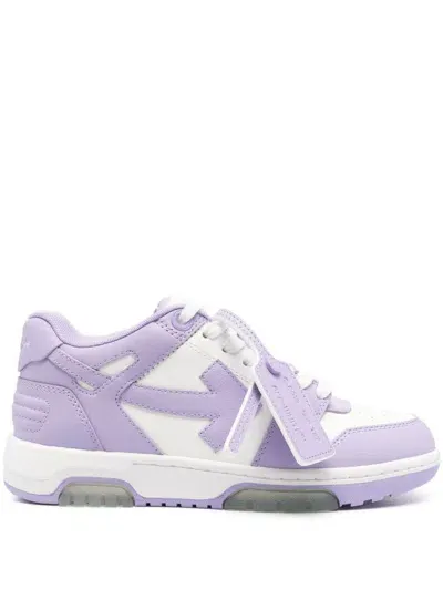 Off-white Sneakers In Purple