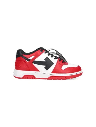 Off-white Sneakers In Red