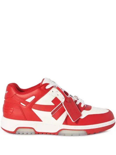 Off-white Sneakers In Red