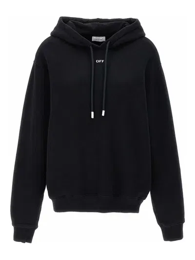 Off-white Hoodie In Black