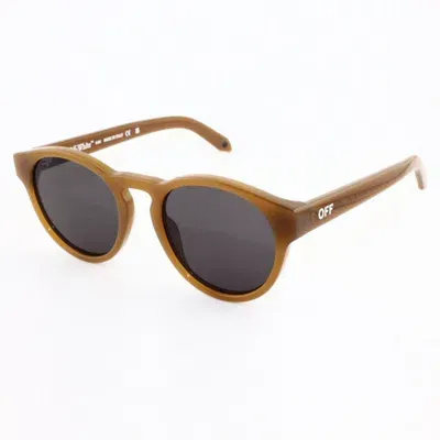 Off-white Sunglasses In Brown