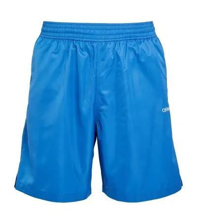 Off-white Surfer Swim Shorts In Blue