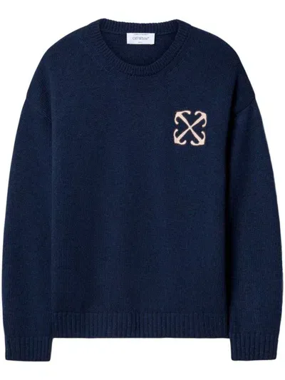 Off-white Off White Sweaters In True Blue