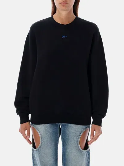 Off-white Sweatshirt  Woman Color Black In Schwarz