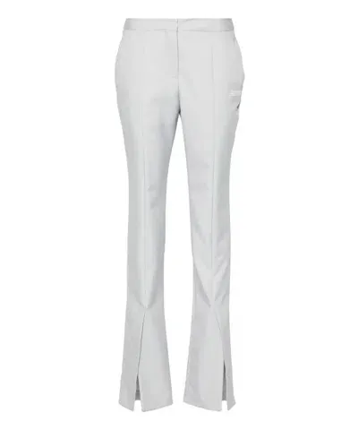 Off-white Corporate Tech Tailored Trousers In Grey