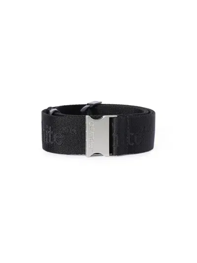 Off-white Tuc Long Tape 35 Belt In Black