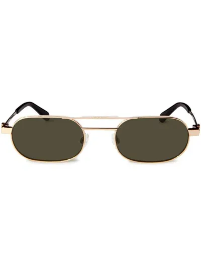 Off-white Vaiden Sunglasses In Gold