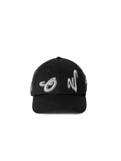 Off-white Varsity Baseball Cap In 黑色