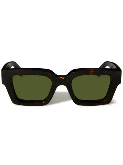 Off-white Virgil Sunglasses In Brown