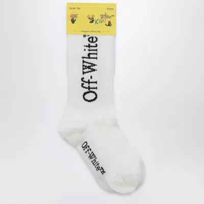 Off-white Kids' White Socks With Logo