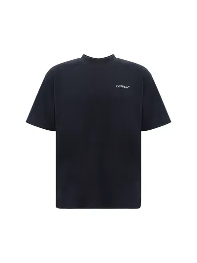 Off-white Windy Arrow Skate T-shirt In Black,white