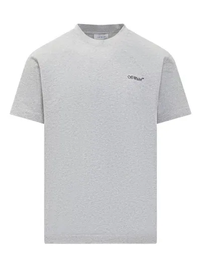 Off-white Windy Arrow T-shirt In Grey