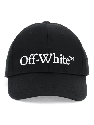 Off-white Women's Embroidered Logo Baseball Cap With In Black