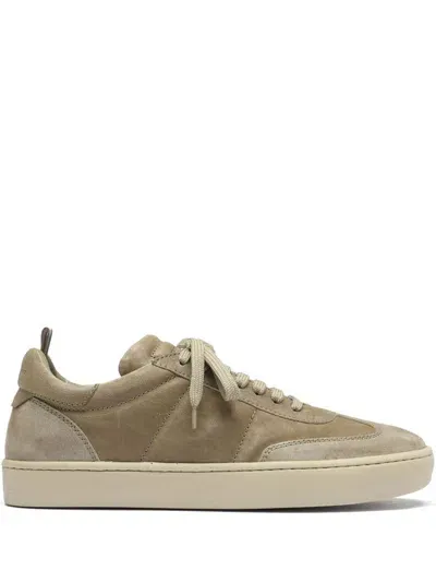 Officine Creative Kombined 002 Suede Sneakers In Neutrals