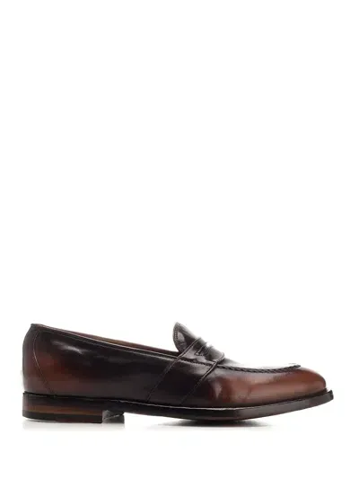 Officine Creative Klassische Penny-loafer In Brown