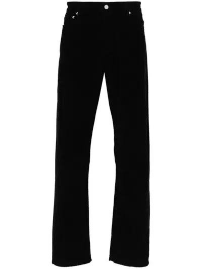 Officine Generale James Trousers In Black