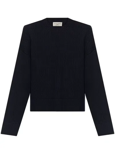 Officine Generale Mimy Sweater In Dark Navy