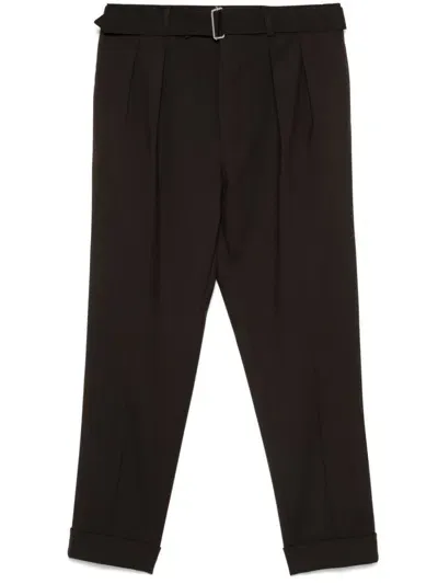 Officine Generale Pierre Trousers In Brown