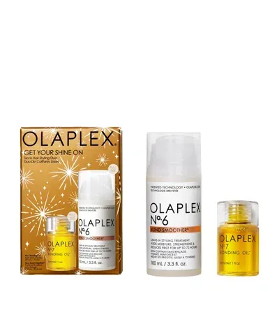 Olaplex Get Your Shine On Haircare Gift Set In White