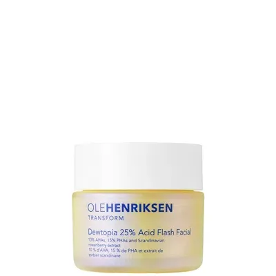 Ole Henriksen Dewtopia 25% Acid Flash Facial Mask 50ml In White