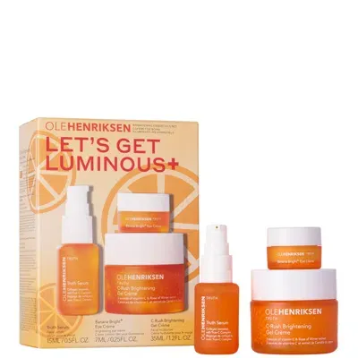 Ole Henriksen Let's Get Luminous Brightening Vitamin C Essentials Set (worth £65.00) In White