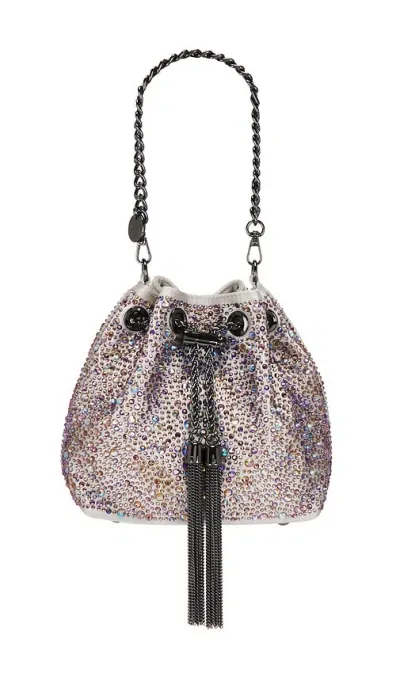 Olga Berg Mika Crystal Pouch In Pastel