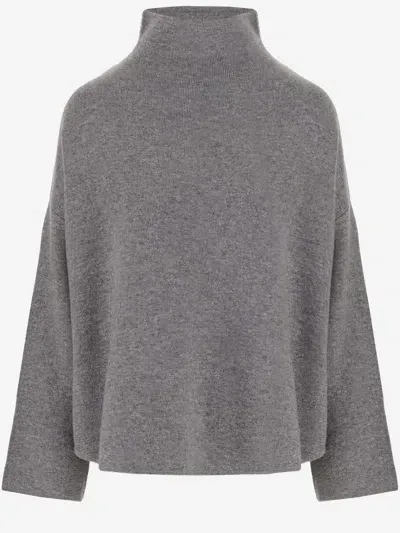 Oliver Lattughi Cashmere Sweater In Dark Grey