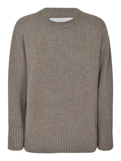 Oliver Lattughi Slim Fit Rib Trim Knit Sweater In Vapor