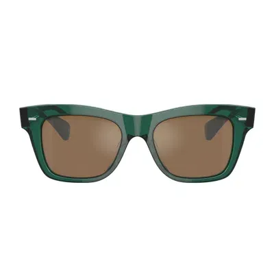 Oliver Peoples Ov5542su - Ms. Oliver 1763g8 Traslucent Dark Teal Sunglasses In Verde