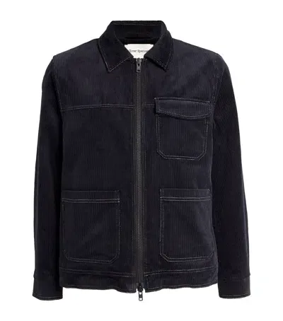 Oliver Spencer Corduroy Jacket In Navy