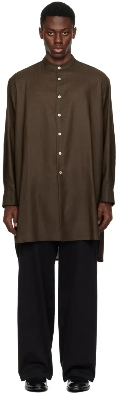 Omar Afridi Brown Omar Shirt