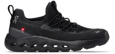 On Little Kids Black Cloudleap Sneakers In Black | Eclipse