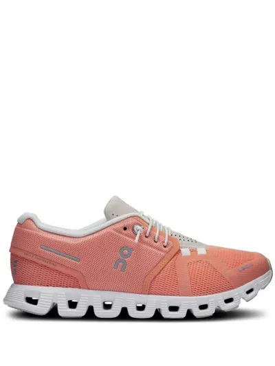 On Running Cloud 5 Sneakers In Pink