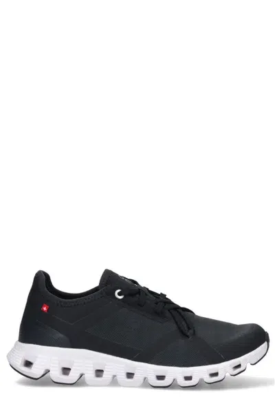 On Running Cloud X 3 Ad Meshed Sneakers In Black