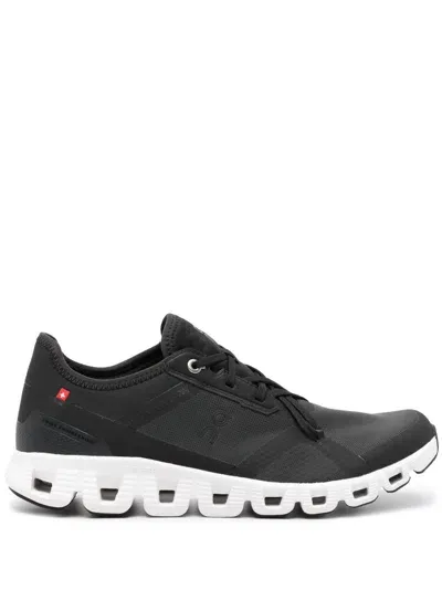 On Running Cloud X 3 Ad Sneakers In Black Fabric