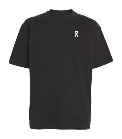 On Running Cotton Club T-shirt In Black