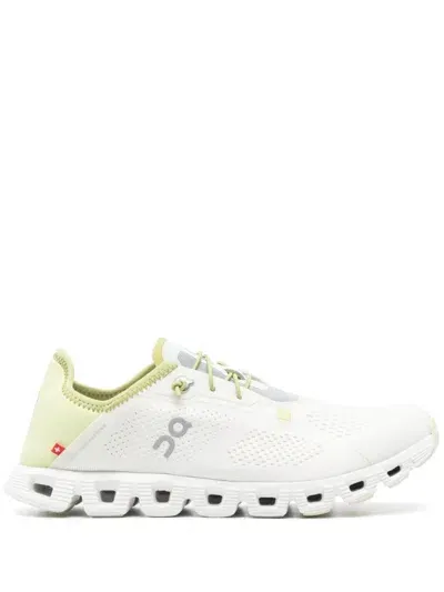 On Running Cloud 5 Coast Mesh-design Sneakers In White