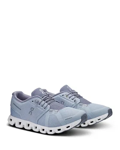 On Women's Cloud 5 Sneakers In Heather/fossil