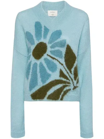 Onefifteen Xsuii Patterned Jumper In Blue