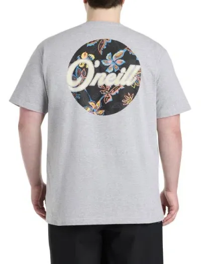 O'neill Combo Graphic Tee In Grey