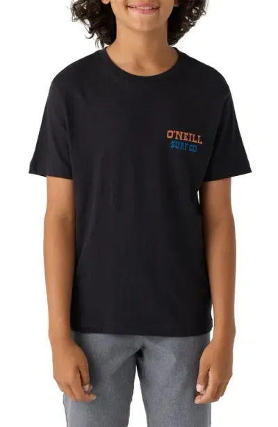 O'neill Kids' Cappy Cotton Graphic T-shirt In Sky Blue Heather