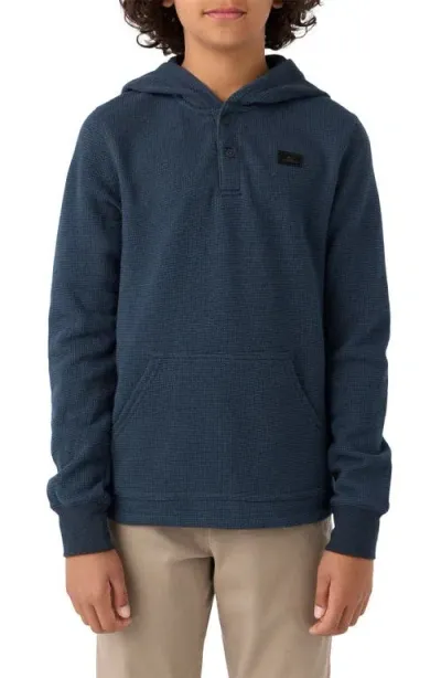 O'neill Kids' Timberlane Therma Knit Hoodie In Midnight Navy