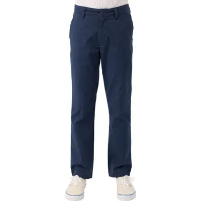 O'neill Kids' Transporter Standard Fit Stretch Cotton Chinos In Navy