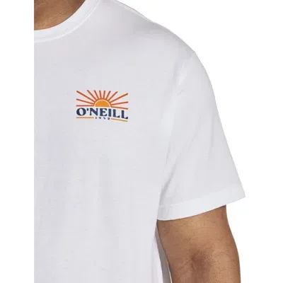 O'neill Sun Supply Graphic Tee In White