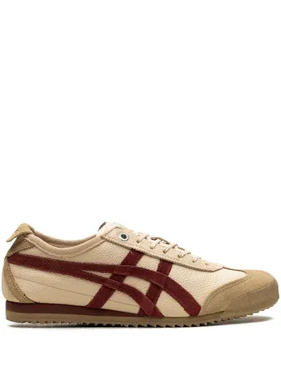 Onitsuka Tiger Mexico 66 Sd "beige/beet Juice" Sneakers In Neutrals