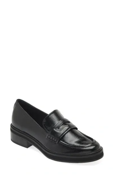 Open Edit Collier Penny Loafer In Black