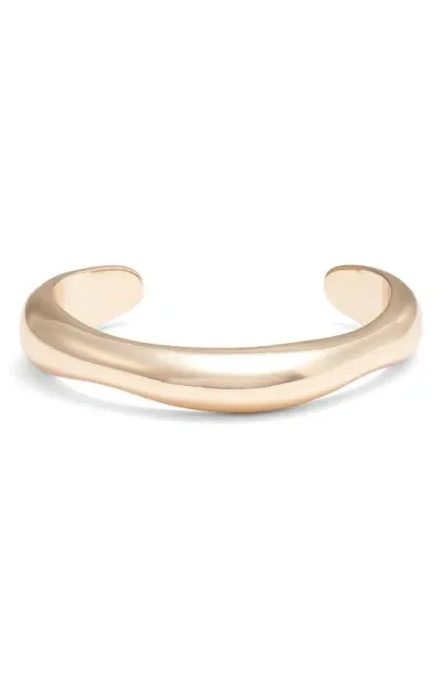 Open Edit Open Cuff Bangle In Gold