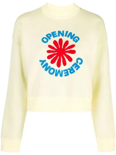 Opening Ceremony Oc Flower "yellow" Sweater