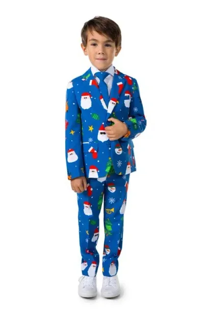 Opposuits Kids' Festivity Two-piece Suit With Tie In Blue