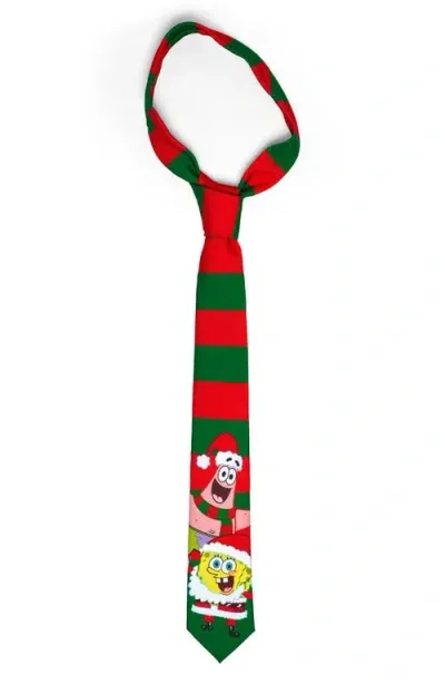 Opposuits Spongebob® Christmas Tie In Green Multi